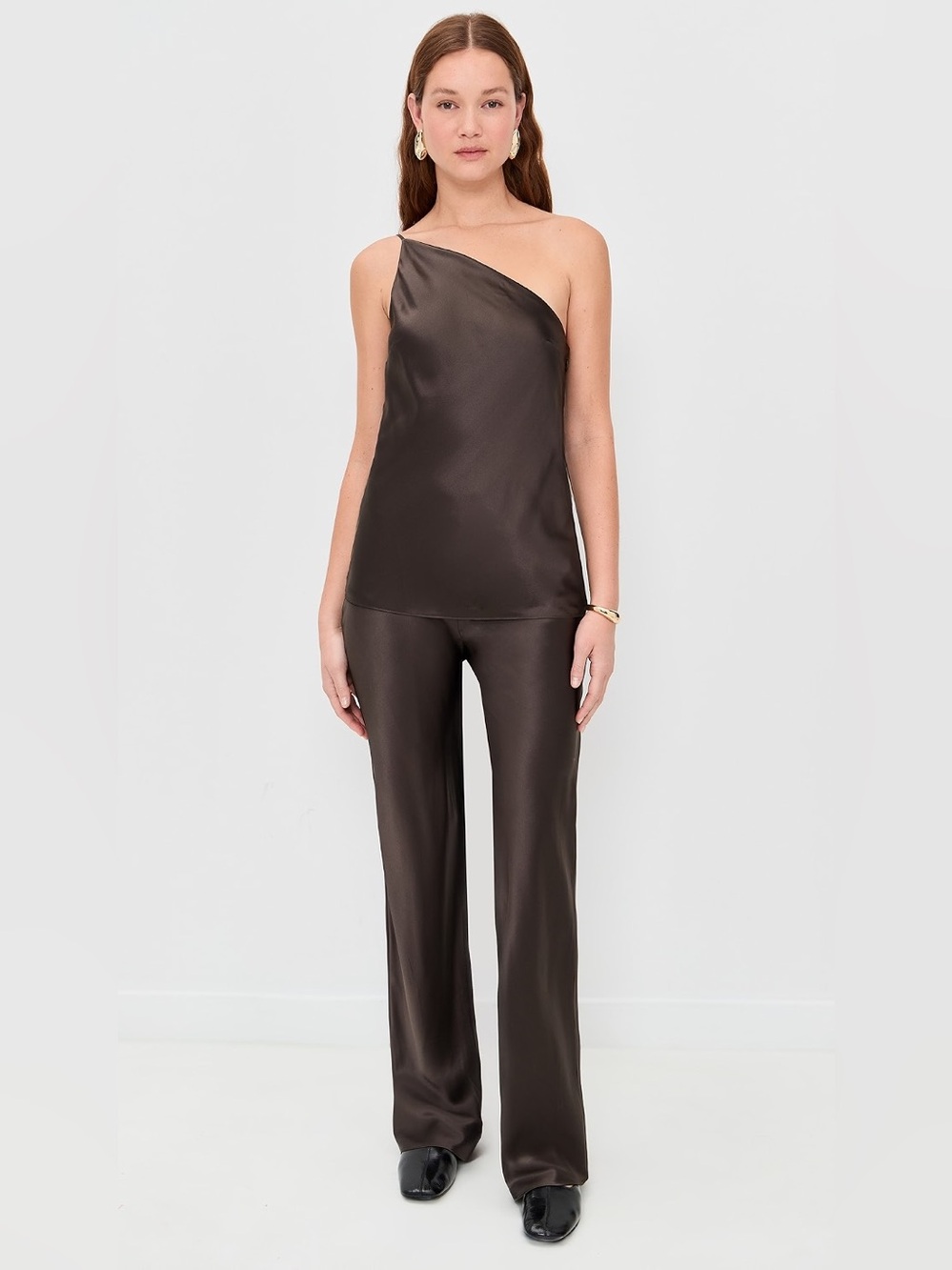 Reformation Samantha Silk Two Piece Set